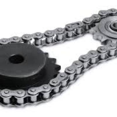 Movement between sprocket and chain Movement between sprocket and chain
